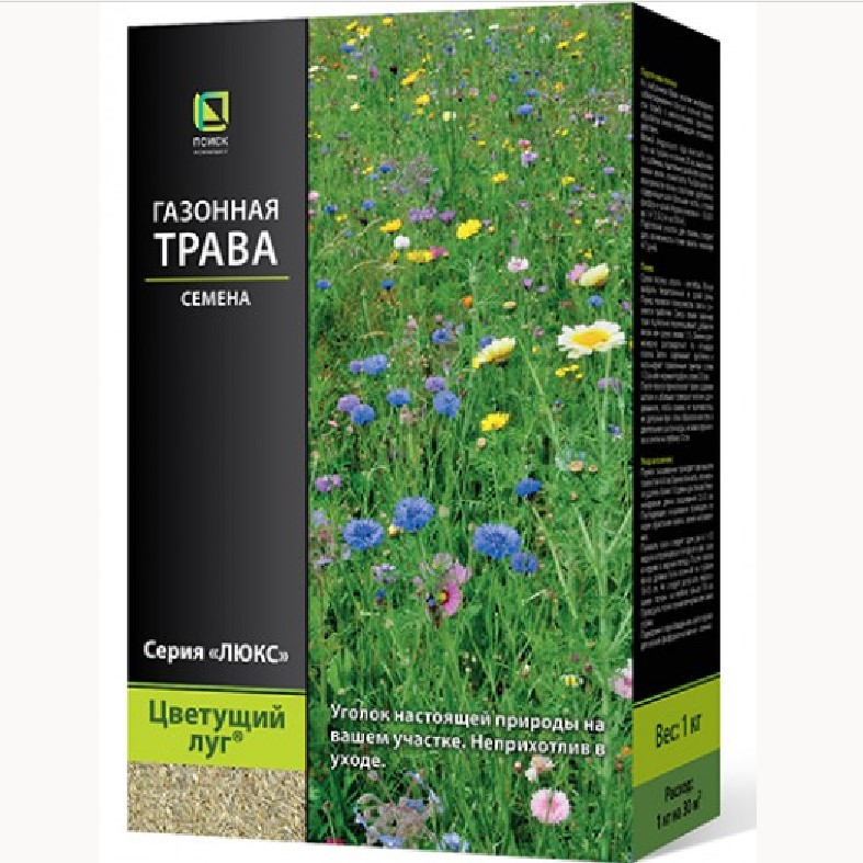 Газонная трава Цветущий луг, 100 гр Газонная трава Цветущий луг, 100 гр - Dolina-Sad.Ru